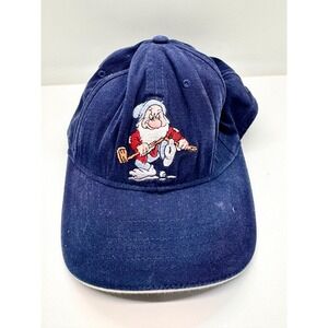 Disney Golf Collection Grumpy Vintage Navy Blue Adjustable Strapback Hat Cap